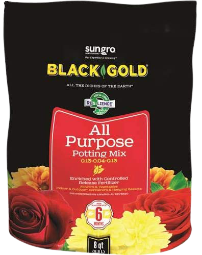 Sungro Black Gold All-Organic Potting Mix Plus