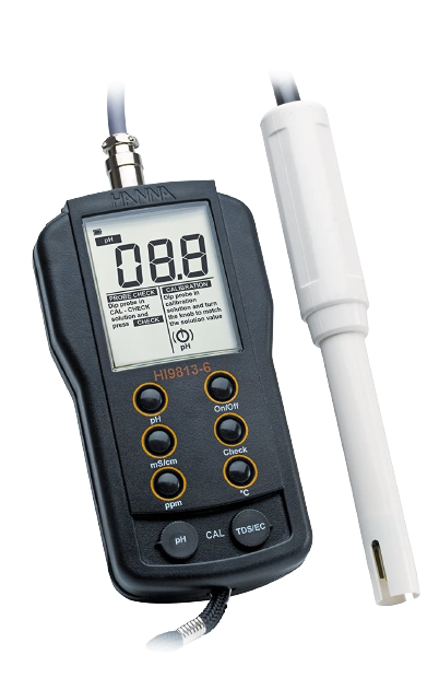 Hanna Instruments HI 9813-6N pH/TDS /EC Meter